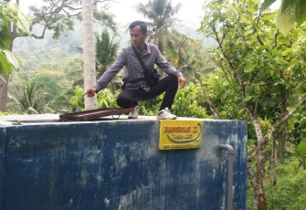 Proyek Pamsimas di Desa Cilimus Pesawaran Diduga Mangkrak