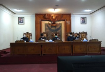 DPRD Tulungagung Gelar Paripurna Penyampaian LKPJ Bupati Tahun 2020