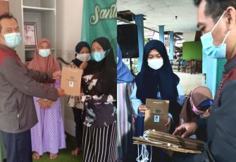 Berkah Ramadan UP Brantas Berbagi Santunan kepada Anak Yatim di Dua Pondok Pesantren