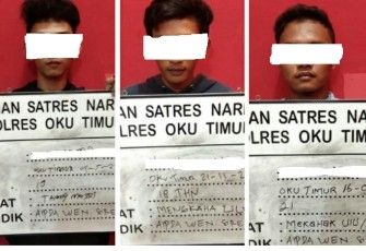 Terduga Pelaku Diamankan  