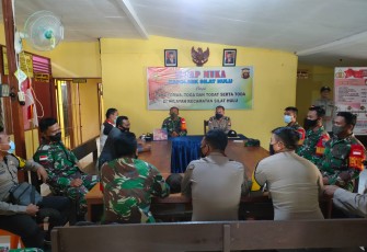 Kapolsek Silat Hulu Gelar Tatap Muka Dengan Danramil 17/Silat Hulu
