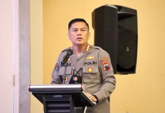 Kabid Humas Polda Jateng, Kombes Pol Iskandar Fitriana Sutisna saat memberikan keterangan kepada media