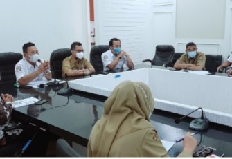 BPJS Kesehatan Cabang Ungaran mengadakan Rapat Optimalisasi Pelayanan Kesehatan Pada Peserta JKN-KIS di Kabupaten Kendal, Senin (10/5/2021) bertempat di Ruang Ngesti Widhi Kabupaten Kendal