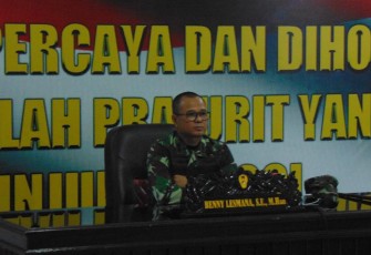 Dandim 1310/Bitung Letkol Inf Benny Lesmana SE M Han