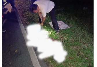 Wanita Tak Dikenal Ditemukan Tewas di Pinggir Jalan Desa Gunung Para 