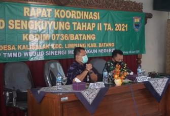 Kodim 0736/Batang menggelar rapat koordinasi (Rakor) bersama Dinas Pemberdayaan Masyarakat dan Desa (Dispermades) di Aula Dispermades Kabupaten Batang, Kamis (3/6/21)