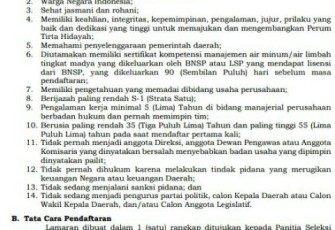 Pemkot Bengkulu Buka Seleksi Calon Direktur Perumda Tirta Hidayah Masa Bakti 2021-2026