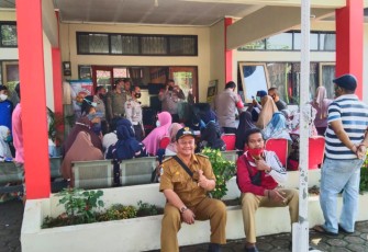 Mapolsek Wanaraja Garut-Polres Garut, Gencar Laksanakan Program Kegiatan Gerai Vaksin Presisi, Vaksinasi Covid -19