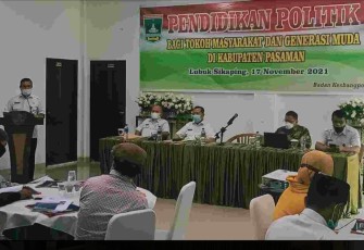 Pendidikan Politik Bagi Tokoh dan Generasi Muda Pasaman