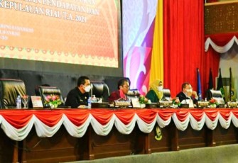Rapat Paripurna Pengesahan APBD-P Provinsi Kepri  Sebesar Rp3,918 Triliun Resmi Disahkan