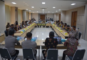 Sekolah Tinggi Ilmu Kepolisian (STIK) mengadakan penelitian di Polda Jateng di aula lantai 2 Mapolda Jateng,  Jumat (19/11)