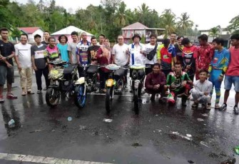 latihan rutin latihan pembalap pembalap binaan IMI Pasaman