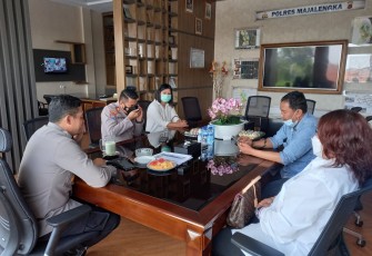 Tingkatkan Sinergitas, Kapolres Majalengka Sambut Kunjungan Silaturahmi Kelurahan Kawunghilir