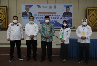Perang Melawan Pandemi Kadin dan Hipmi Kolaborasi Gelar Vaksinasi Massal