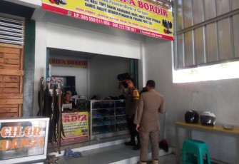 Polsek Kasokandel Berikan Himbauan Prokes, Guna Cegah Penyebaran Covid-19