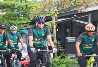 Dandim Palangka Raya Gowes Bersama Anggota