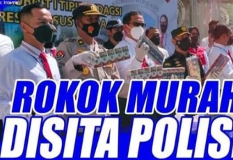Penyelundupan Rokok Murah Digagalkan Polda Sumsel