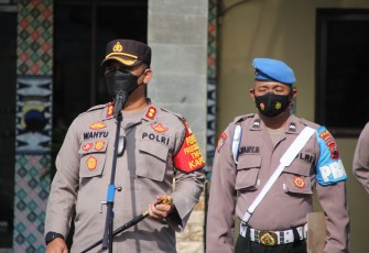 Kapolres Pekalongan Kota, Minta Jajarannya Antisipasi Peningkatan Kasus Covid-19 Jelang Libur Natal dan Tahun Baru