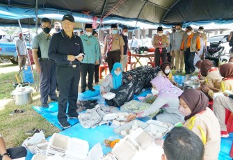 Tim Saber Pungli dan Kwarda Gelar Vaksinasi Massal, Guna Bantu Pemerintah
