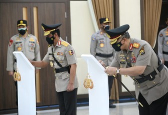 Polri Gelar Upacara Korps Raport Tujuh Jenderal 