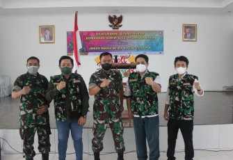 Kodim 1016 Palangka Raya Perkuat Kemitraan dengan Wartawan