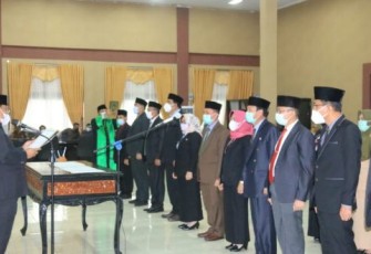 Integritas dan Loyalitas Pejabat yang Baru Dilantik Ditunggu oleh Walikota Bengkulu