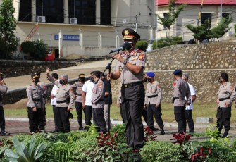 349 Personil Polda Bengkulu Naik Pangkat