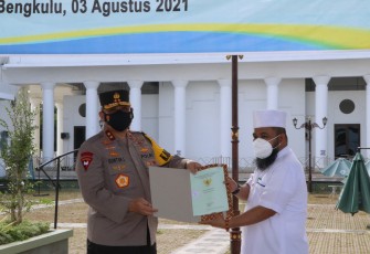 Polda Bengkulu Terima Hibah Lahan dari Pemerintah Kota
