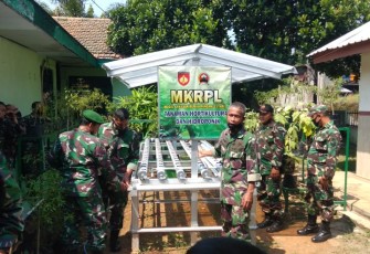 Dandim 0736/Batang Letkol Arh Yan Eka Putra melalui Kepala Staf Kodim Batang Mayor Kav Haryono saat membuka kegiatan Pembinaan Ketahanan Pangan Kodim 0736/Batang