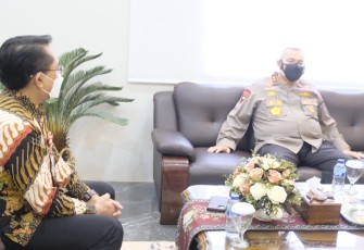 Kapolda Bengkulu Irjen Pol Drs Guntur Setyanto MSi Ajak OJK Bersama Percepat Penyehatan Covid-19