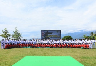 Kenaikan Sabuk Karateka Kodam XVIII/Kasuari