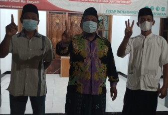 Tiga kandidat RT 06 Desa Ngasinan Kecamatan Weleri Kabupaten Kendal