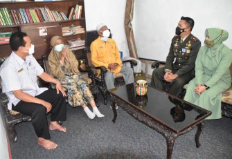Kunjungan Dandim 0707 kepada purnawirawan  warakawuri