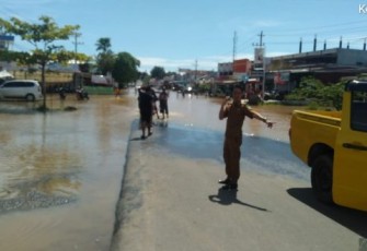 Tim URC PUPR  Full Tim Turun ke Lokasi Banjir