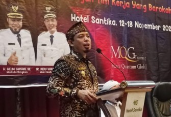 Wakil Walikota Bengkulu Dedy Wahyudi