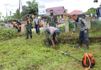 Dandim Palangkaraya Siapkan Lahan Untuk Pengungsi Terdampak Banjir