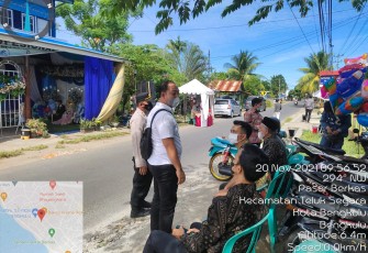 Putus Penyebaran Covid-19, Polres Bengkulu Laksanakan Patroli Prokes