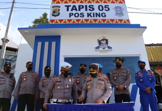 Kapolresta Bandar Lampung Resmikan Pospol Tapis