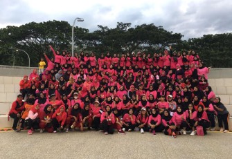 Sanggar Ajeng Aerobic Memeriahkan Hari Ibu Di Lapangan Andan Jejama 