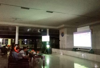 Dukung Timnas Indonesia, Dandim 1016 Palangka Raya Gelar Nobar 