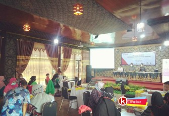 Kondisi Acara Pelatihan Bisnis Kaum Disabilitas Kabupaten Blitar (foto : Faisal NR / Klikwarta.com)