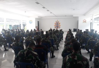 Arahan Dandim Palangka Raya : Jaga Kemanunggalan TNI Dengan Rakyat