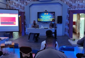 Bidhumas Polda Bengkulu Gelar Supervisi