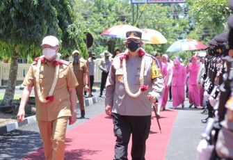 Kapolda Bengkulu Irjen Pol Drs Guntur Setyanto MSi Anev Penanganan Covid-19 di Bengkulu Selatan
