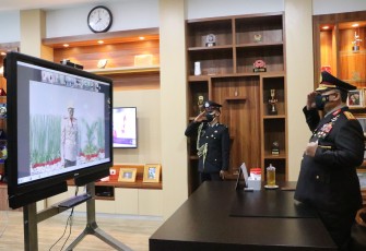 Kapolda Bengkulu Ikuti Upacara Peringatan Hari Kesaktian Pancasila 2021
