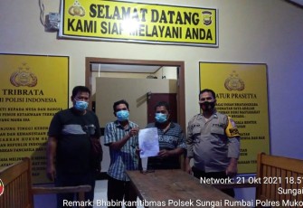 Hadirkan Problem Solving, Bhabinkamtibmas Mediasi Warga