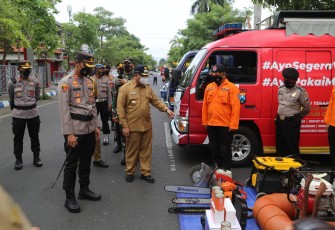 Forkopimda Tululungagung Pimpin Apel Gelar Pasukan dan Peralatan Antisipasi Bencana Alam