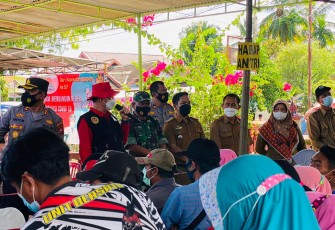 Gebyar Vaksinasi dari BIN di Bengkulu Utara disambut Antusias Warga