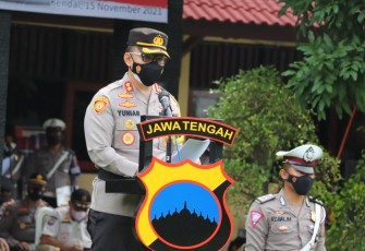 Kapolres Kendal pimpin Apel pasukan Operasi Candi di Mapolres Kendal