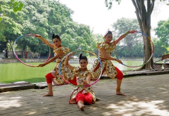 Pagelaran tari "Sesaji Condrokirono" oleh Semarak Candrakirana Art Center